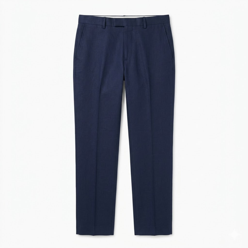 Tailored Linen-Cotton Trousers
