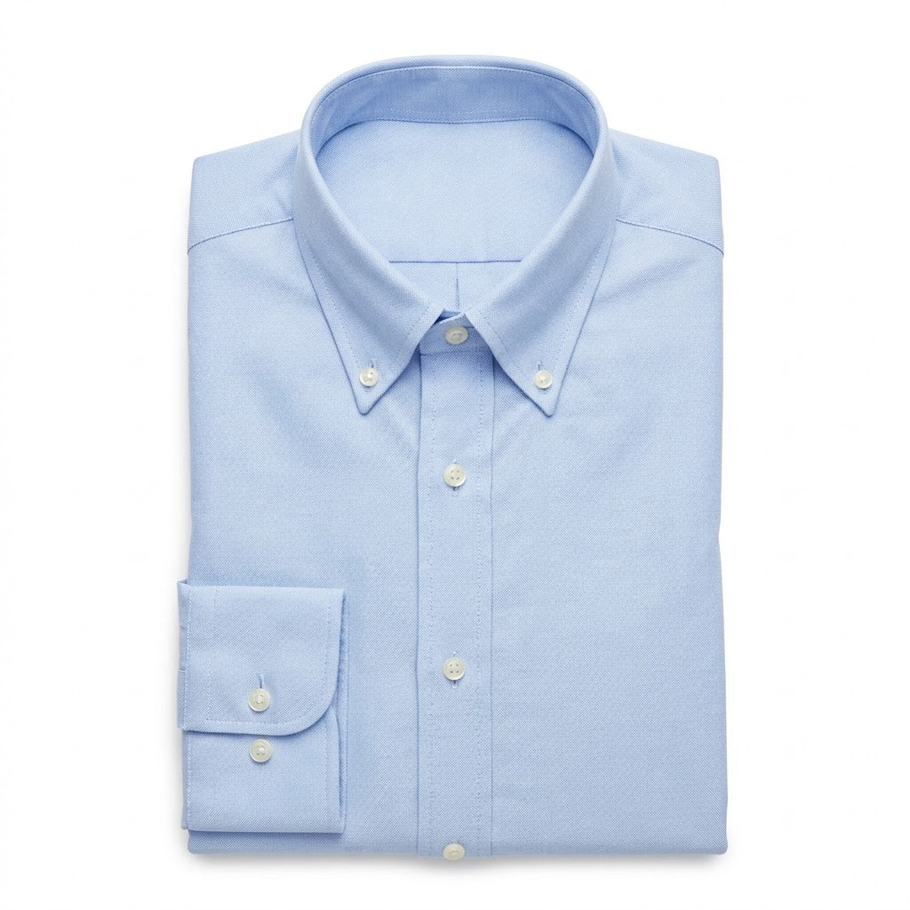 Fine Oxford Formal Shirt in Light Blue