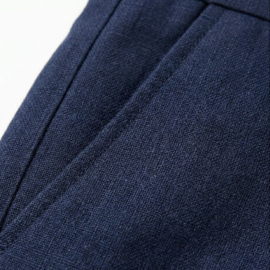 Tailored Linen-Cotton Trousers
