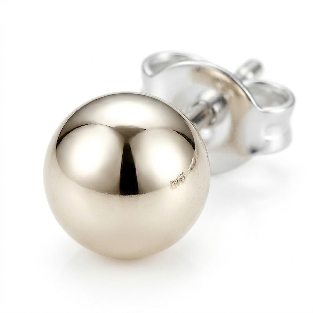 Fine Sterling Silver Stud Earring