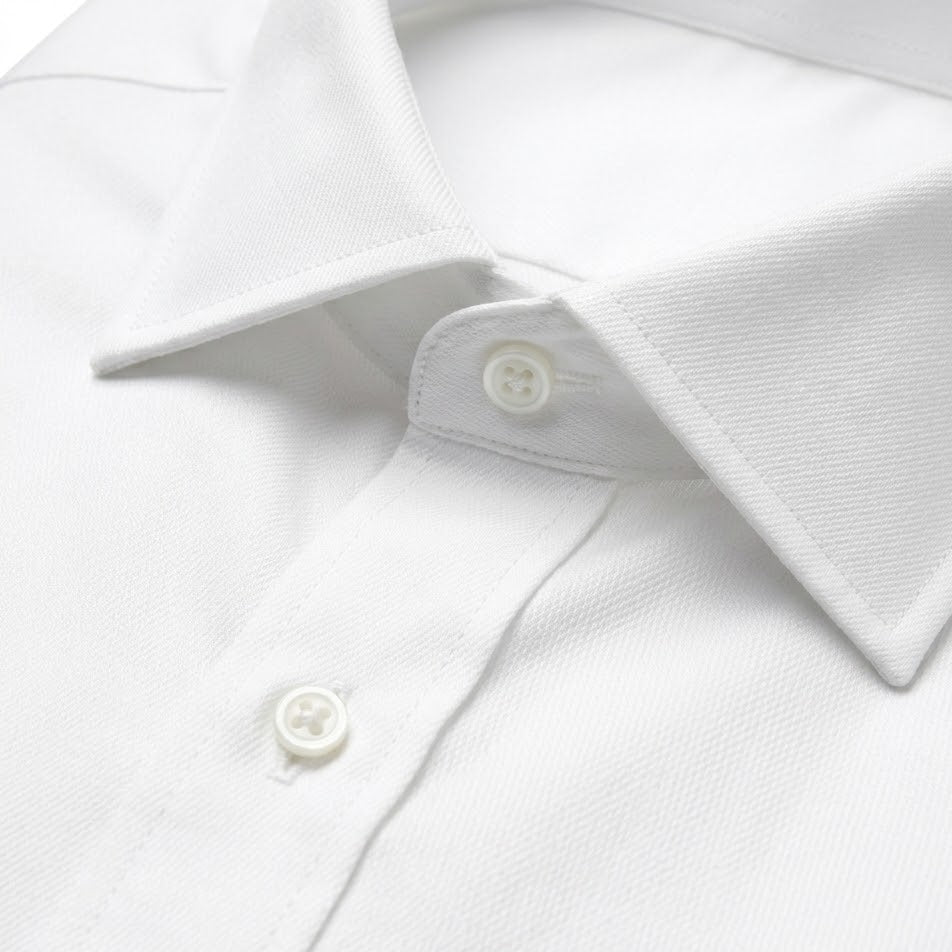 Premium White Twill Dress Shirt